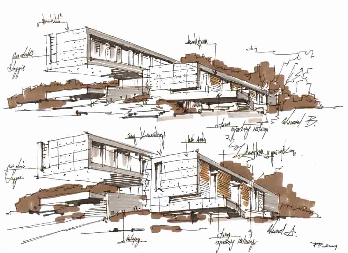 Vegetação – Representação  Trees drawing tutorial, Architecture